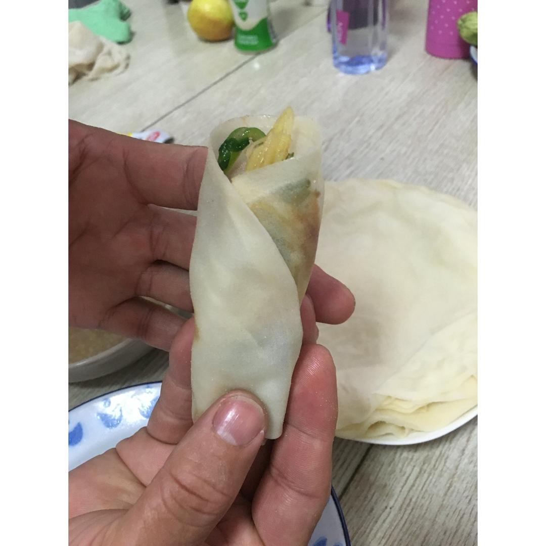 超简单烤鸭饼