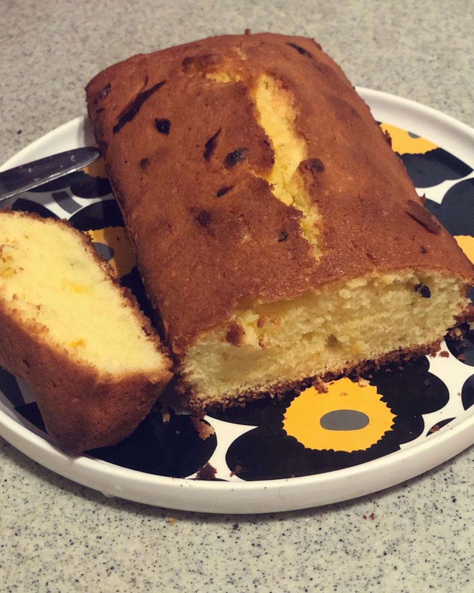 轻盈百香果磅蛋糕