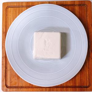 日式芝士肉松豆腐『微波炉2分钟』不用开火的美食的做法 步骤1