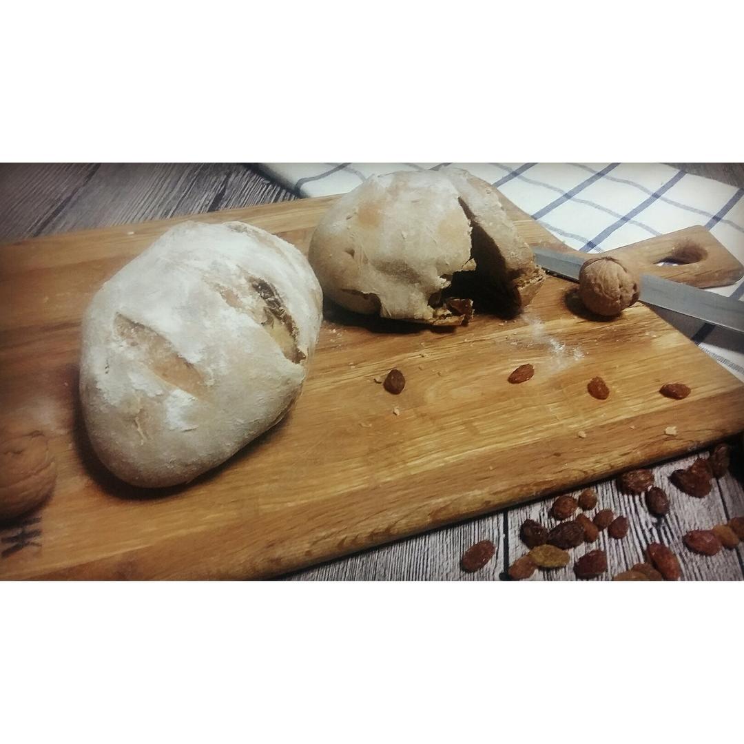 黑麦核桃红糖面包