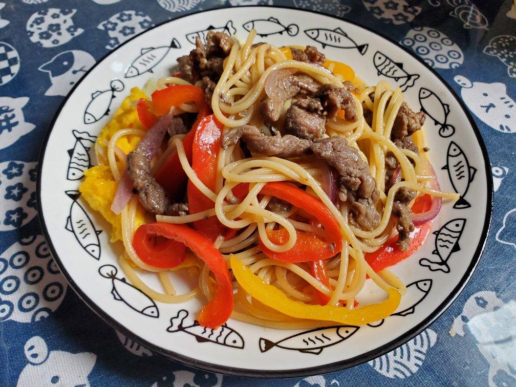 比餐厅好吃的黑椒牛柳意面🍝零失败简单教程