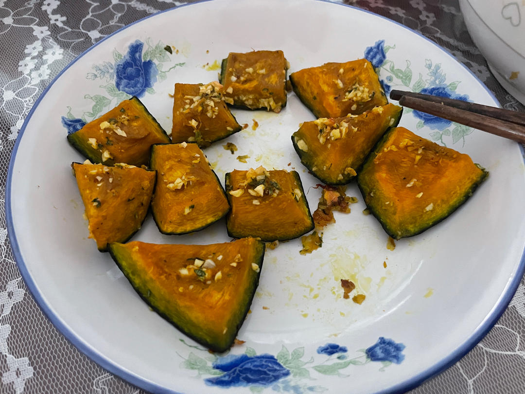 蒜香烤南瓜