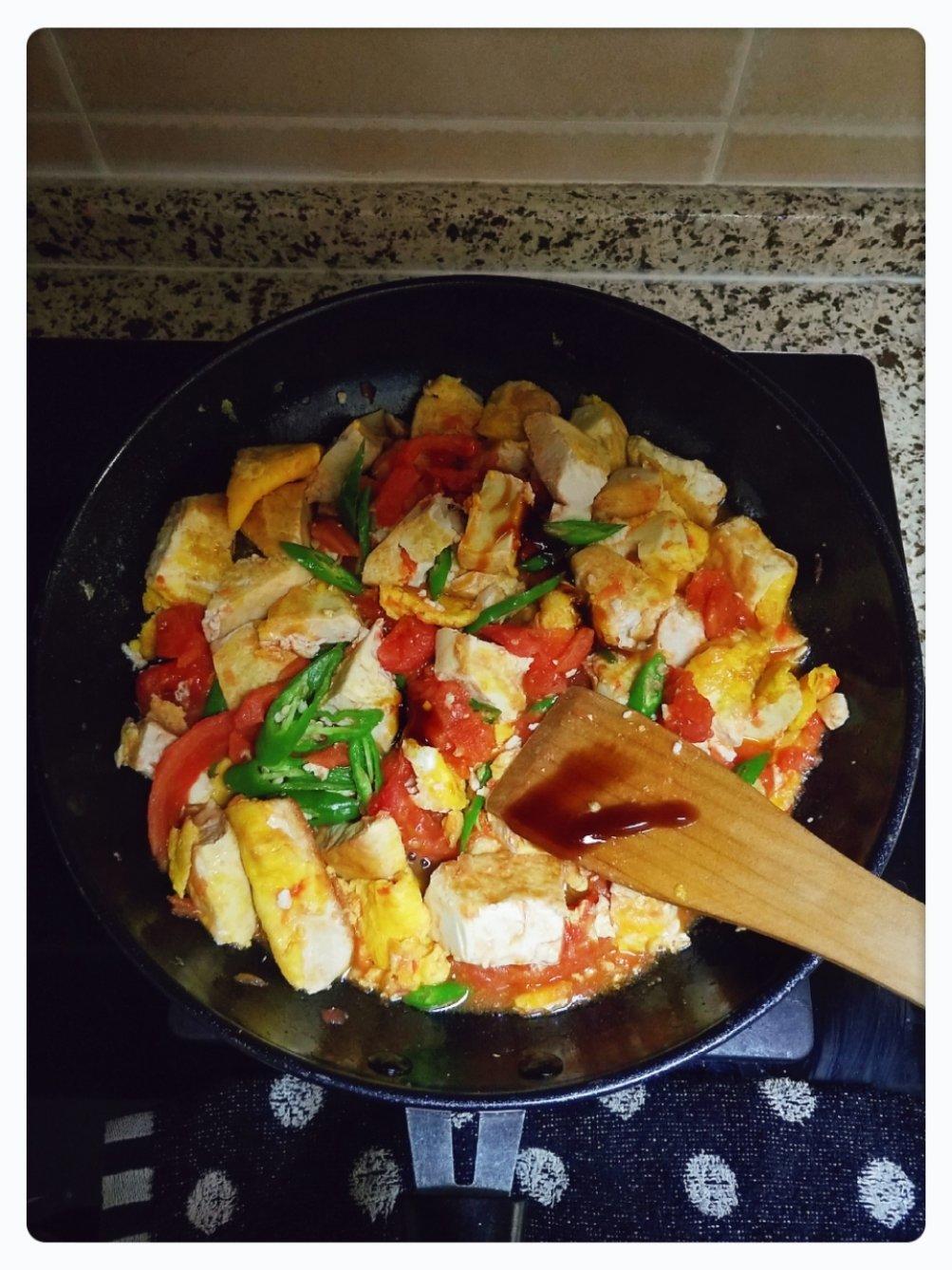 西红柿烧豆腐