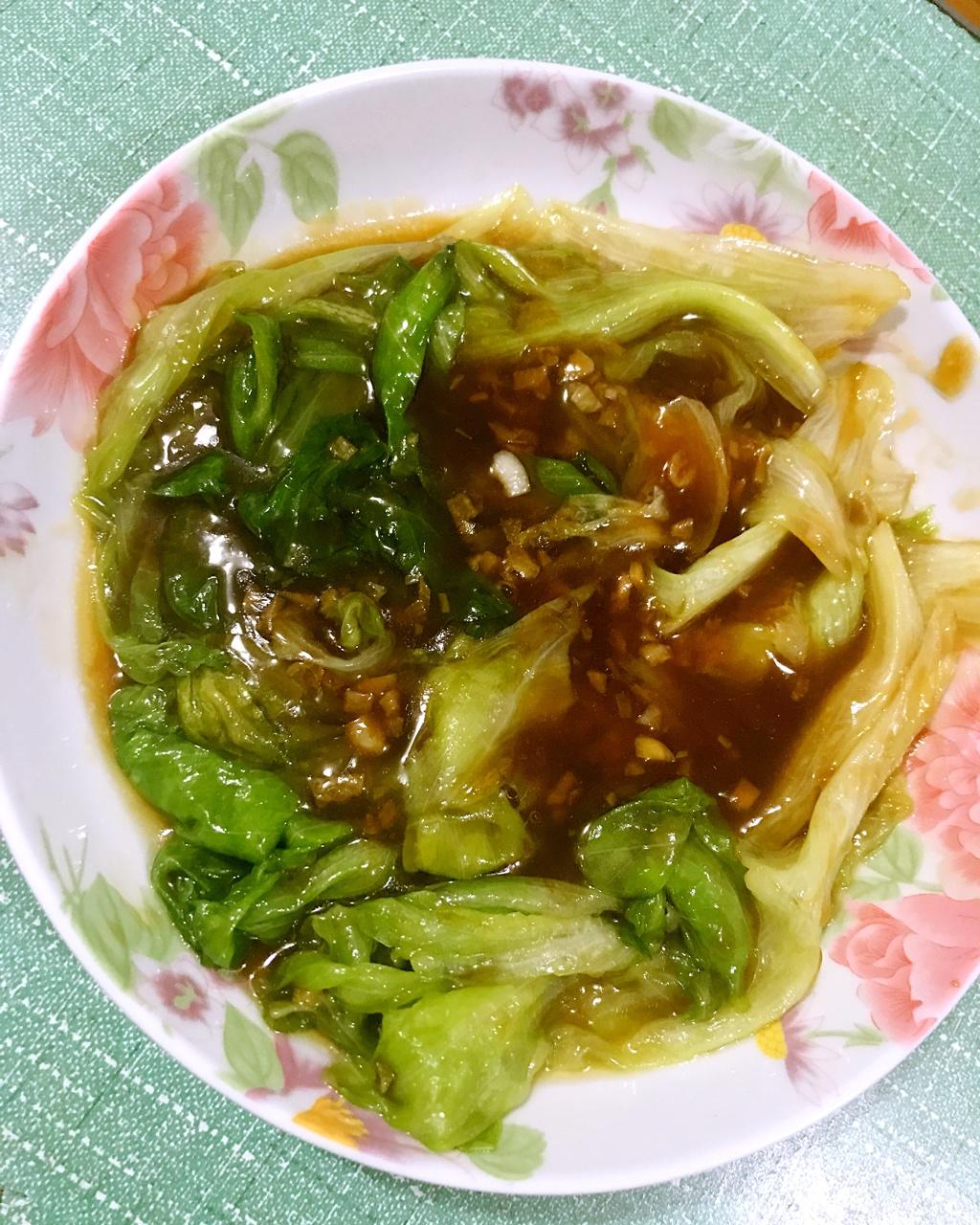 家常菜 蚝油生菜