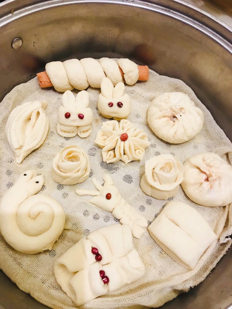 wenlme做的花式馒头详细图解