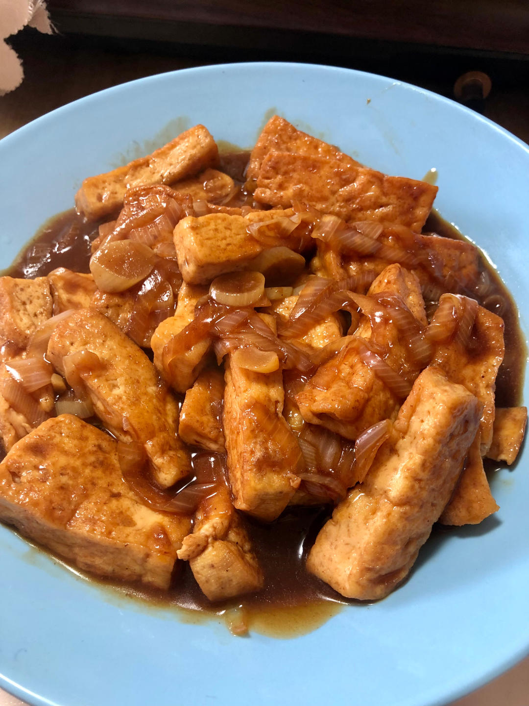 好吃的葱烧豆腐