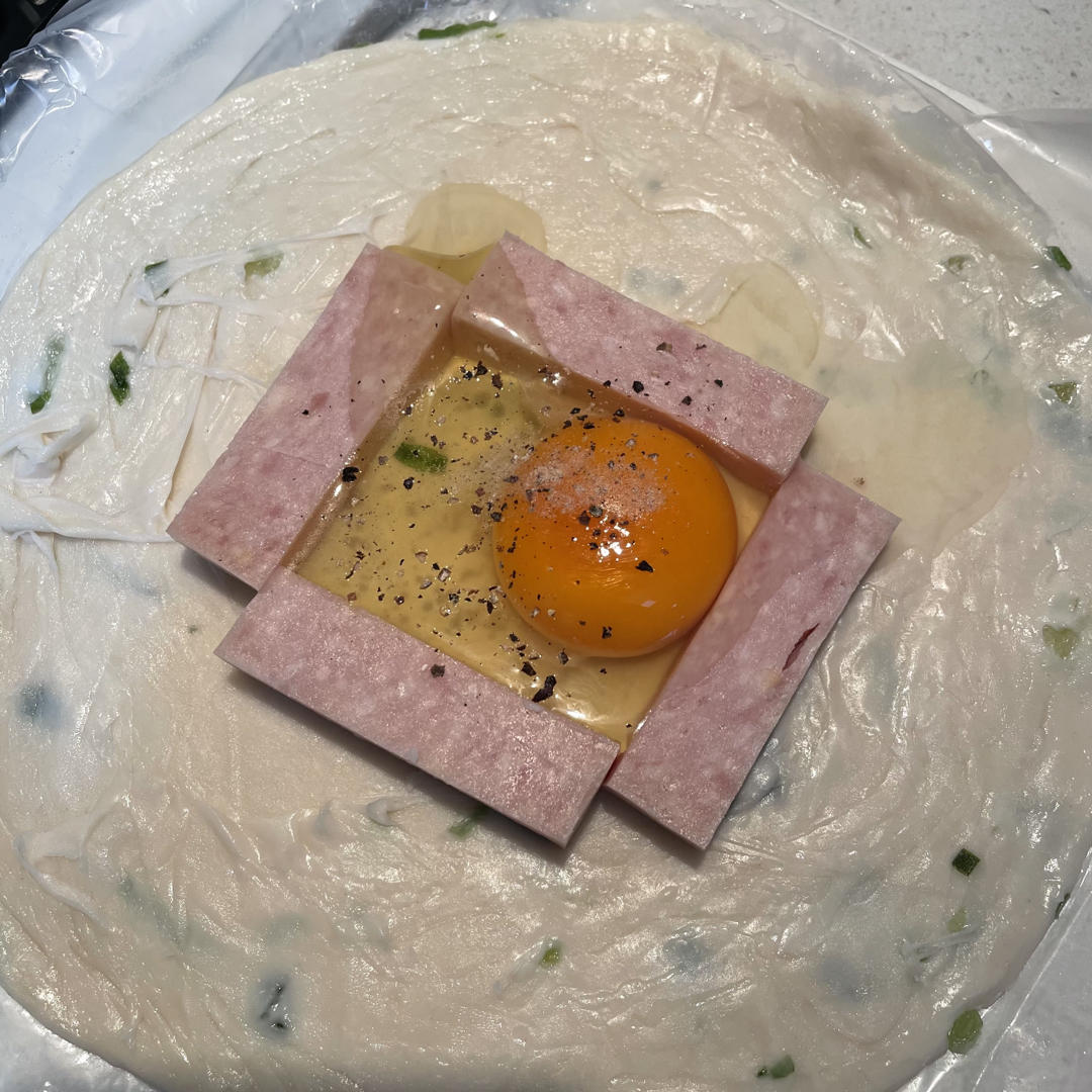 无需和面❗️懒人早餐鸡蛋饼