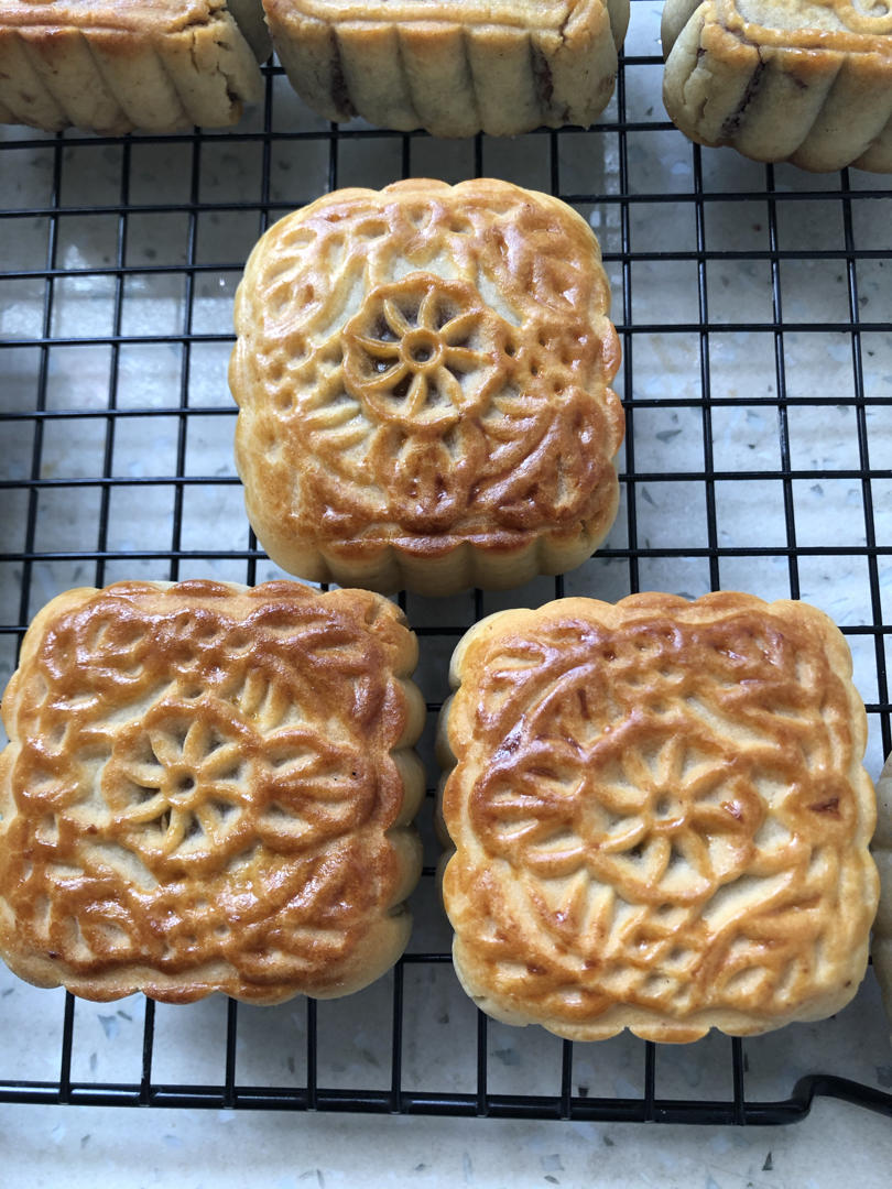 不用转化糖浆-蜂蜜广式月饼