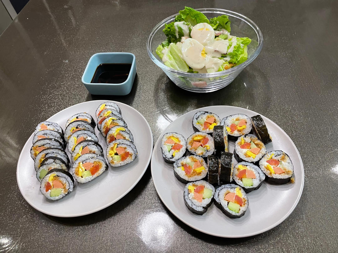 🍣家庭版寿司 | 无寿司醋、无寿司米版本👩🏻‍🍳