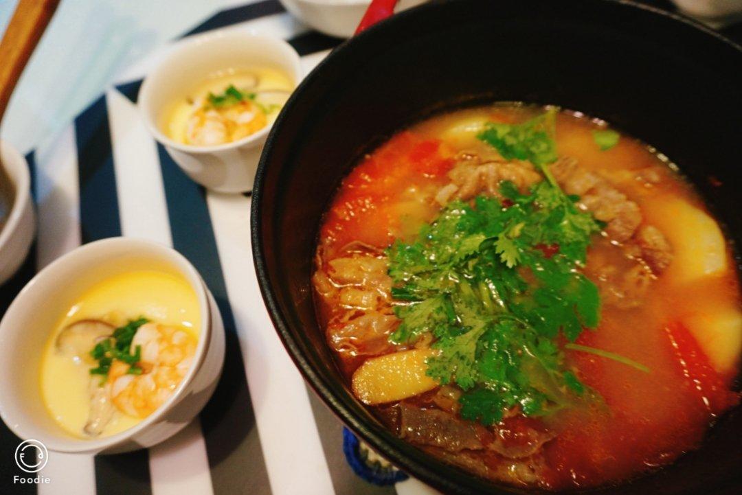 番茄土豆肥牛锅