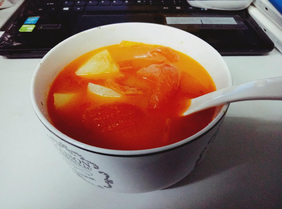 超级浓超好喝的番茄土豆汤
