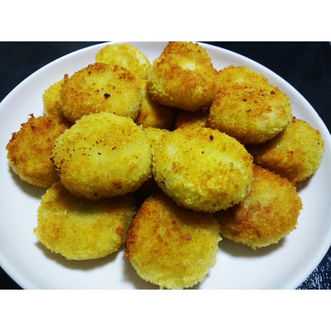 可乐饼 （肉末洋葱土豆饼）