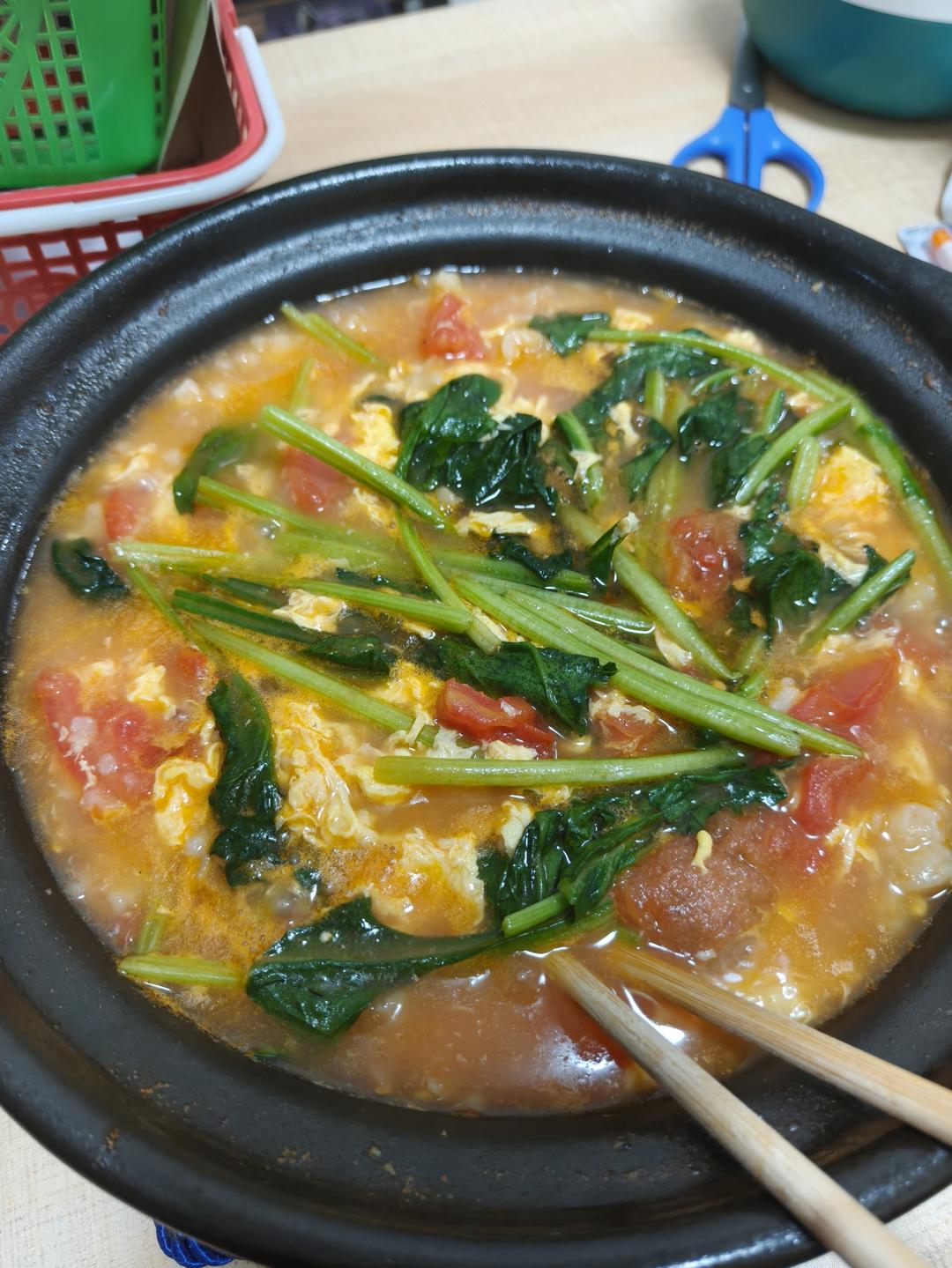 🍅疙瘩汤（附疙瘩不成坨方法）