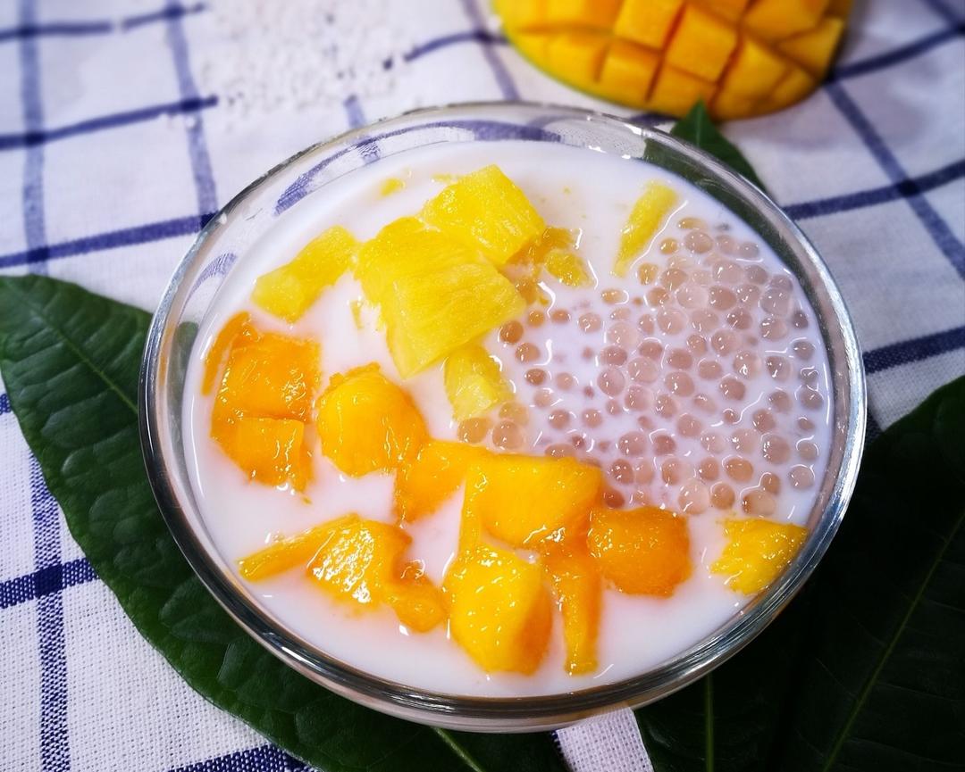 《随食有膳》黄金芒果菠萝西米露 广式糖水