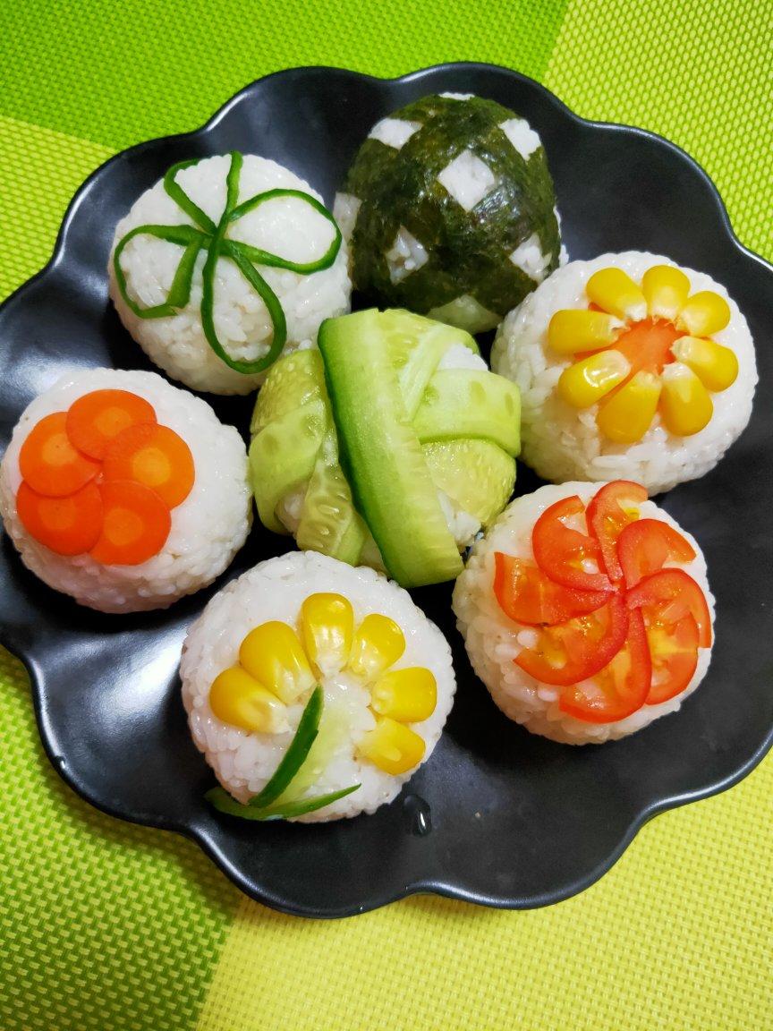 玲珑可爱的手鞠寿司，吃一口满满的幸福感