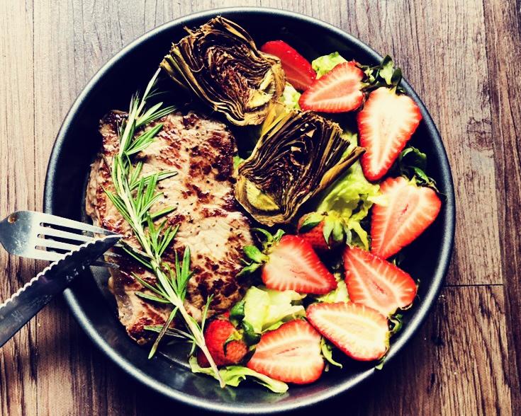 【生酮低碳减脂】 超好吃的香煎黑椒西冷/肉眼牛排