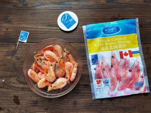 🦐虾的王炸吃法💥蒜香奶油北极甜虾焗蘑菇的做法 步骤2