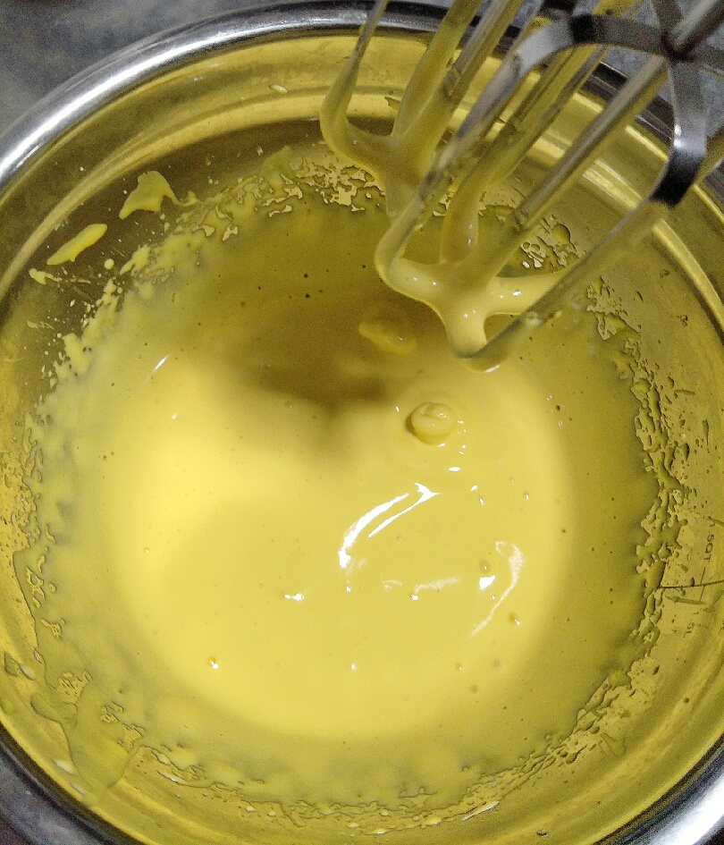 柠檬蛋黄溶豆（天然的香味）的做法 步骤4