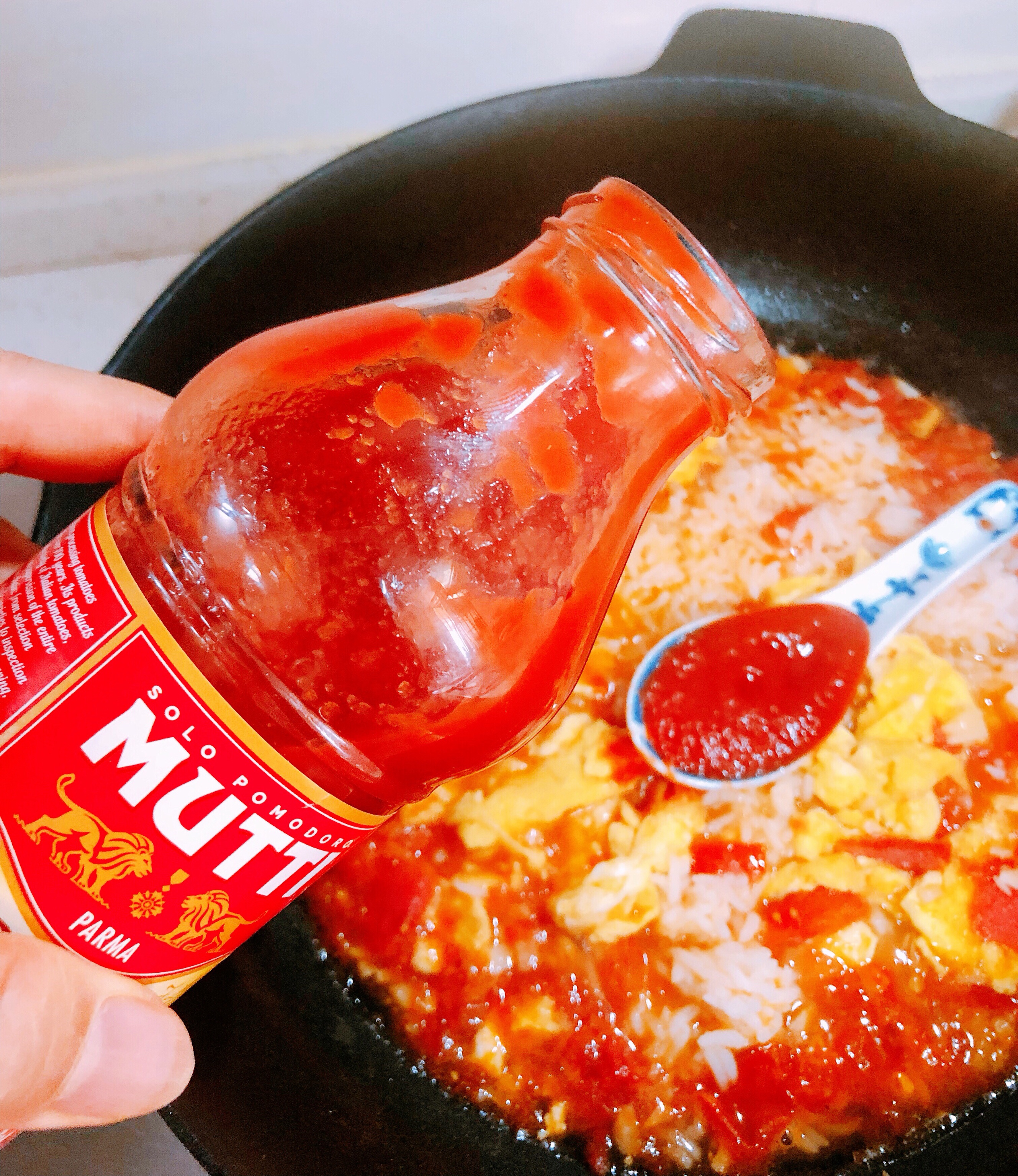 番茄鸡蛋烩饭的做法 步骤8