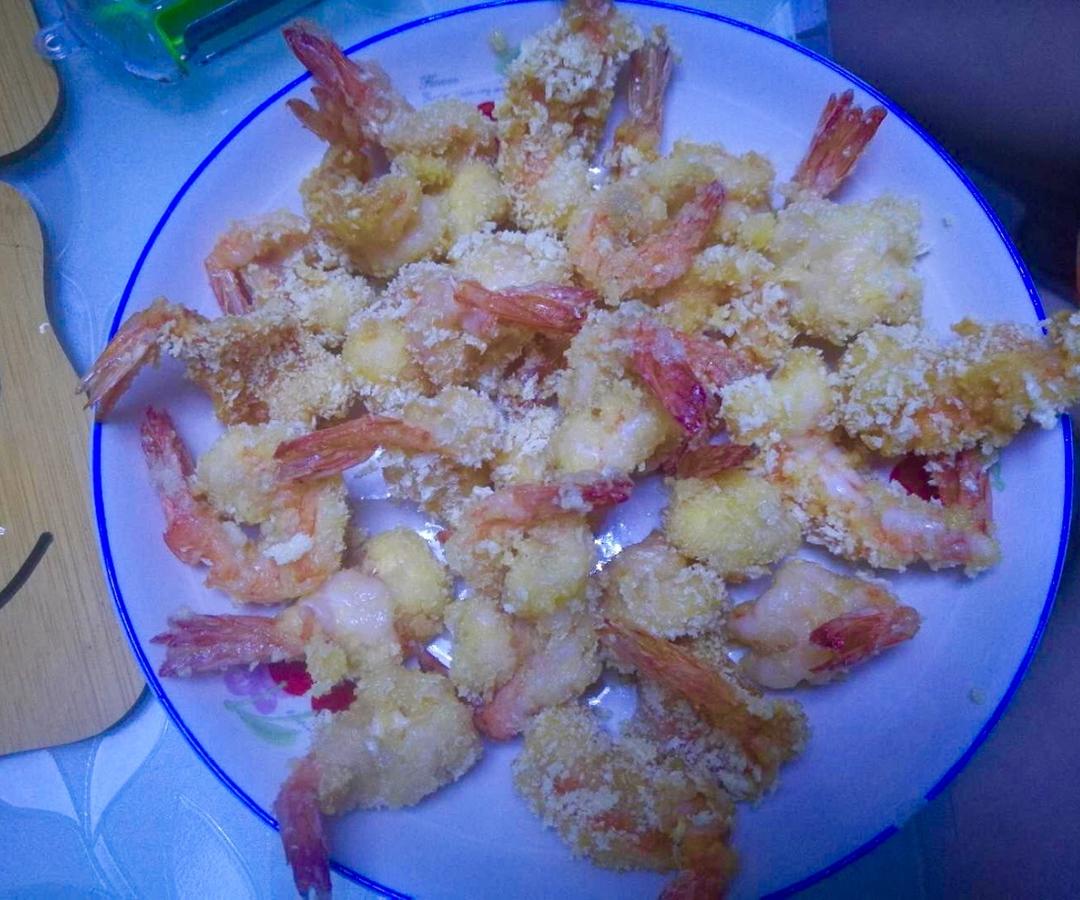 面包糠炸虾