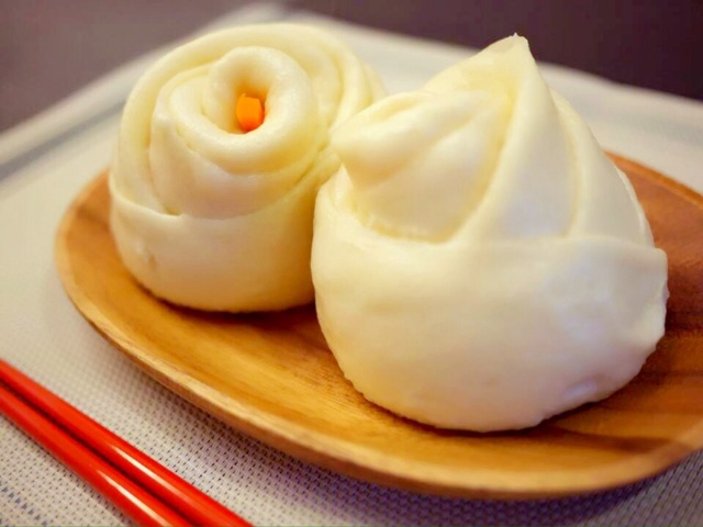 玫瑰花馒头