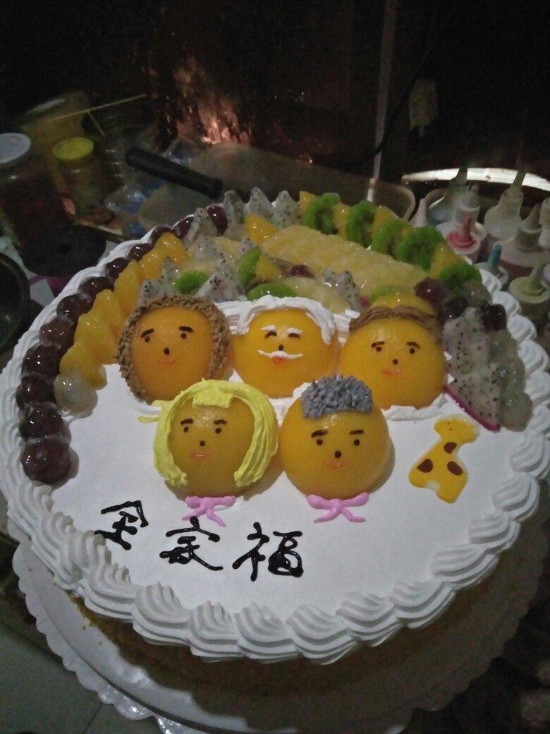 哆啦A梦蓝胖子卡通裱花蛋糕