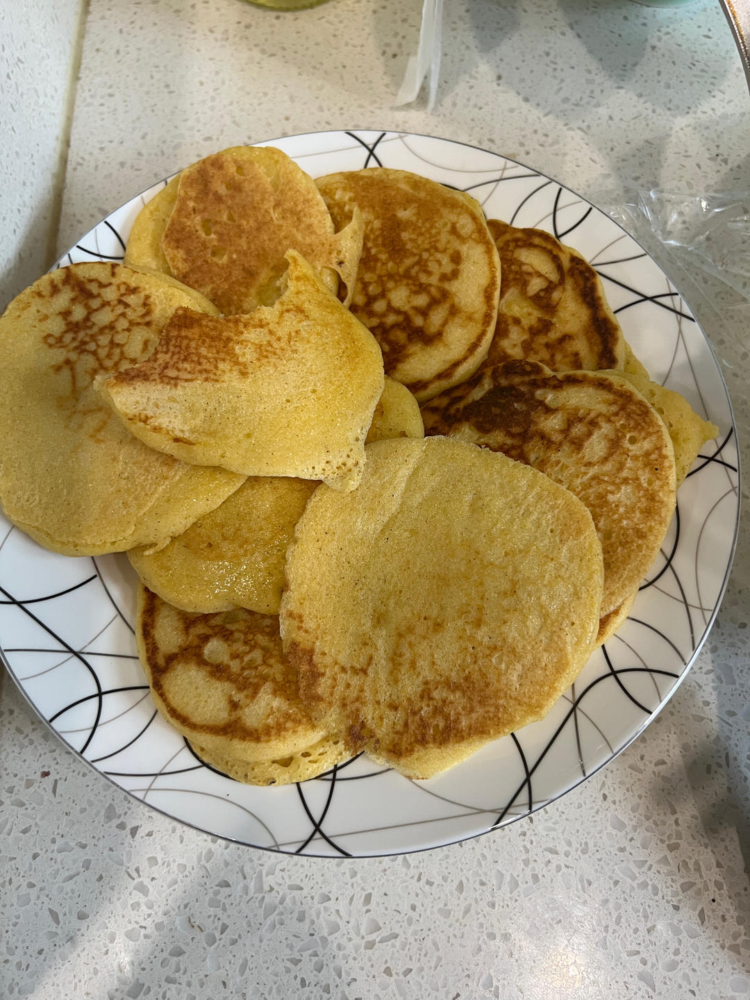 奶香玉米面饼