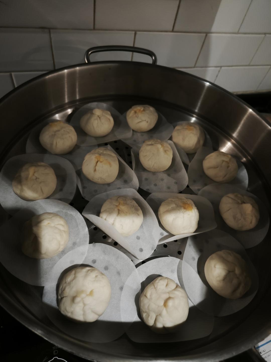 奶黄馅儿和奶黄包