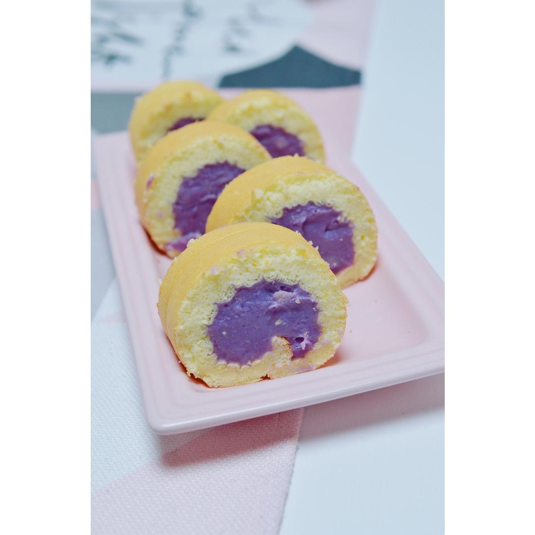 芋泥蛋糕卷~芋泥控超爱♥