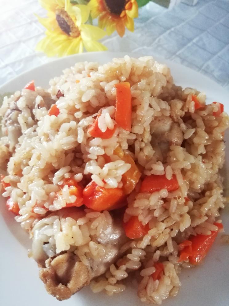 新疆抓饭电饭锅版的做法