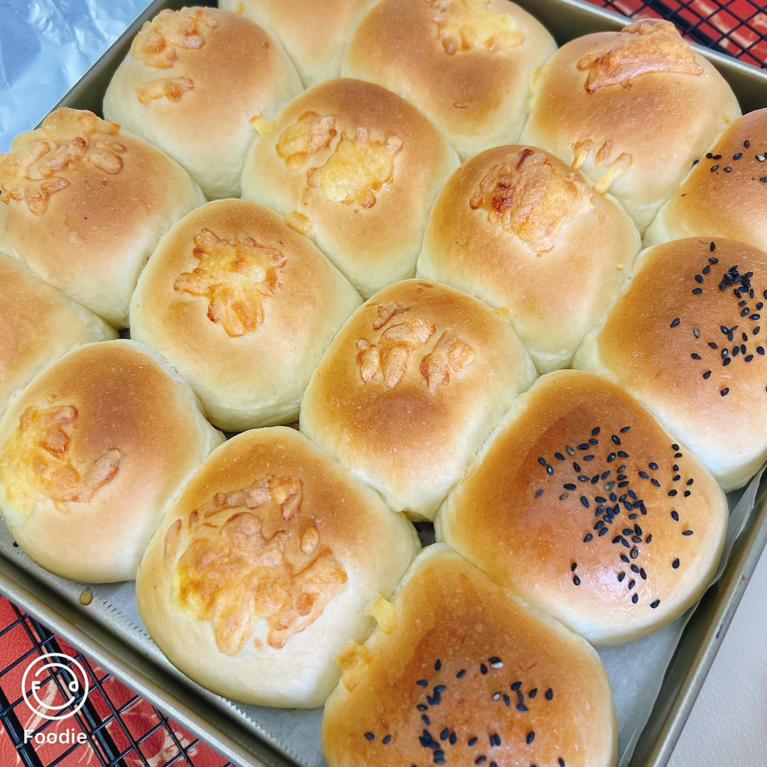 凤梨馅酸奶餐包(一次发酵)