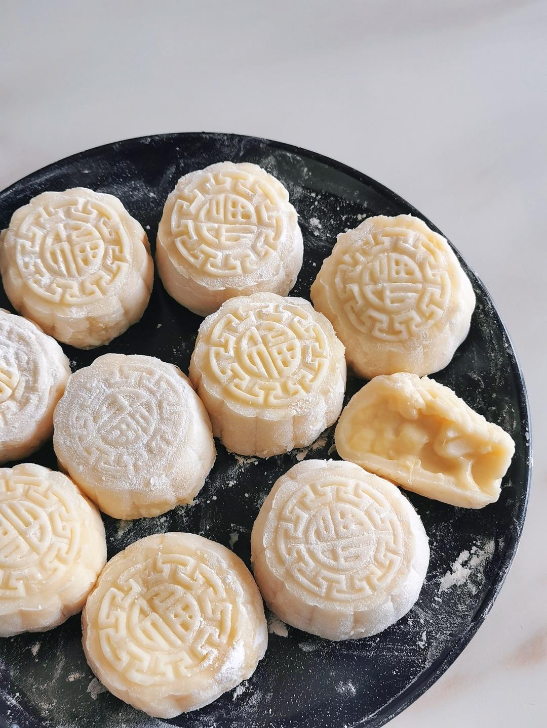 🥮高颜值｜冰皮月饼—6重口味，3天依然软糯Q弹｜快手简单美味｜无需烤箱