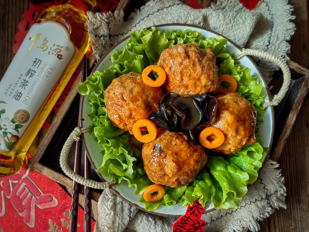 春节家宴菜单首选—平安喜乐四喜丸子