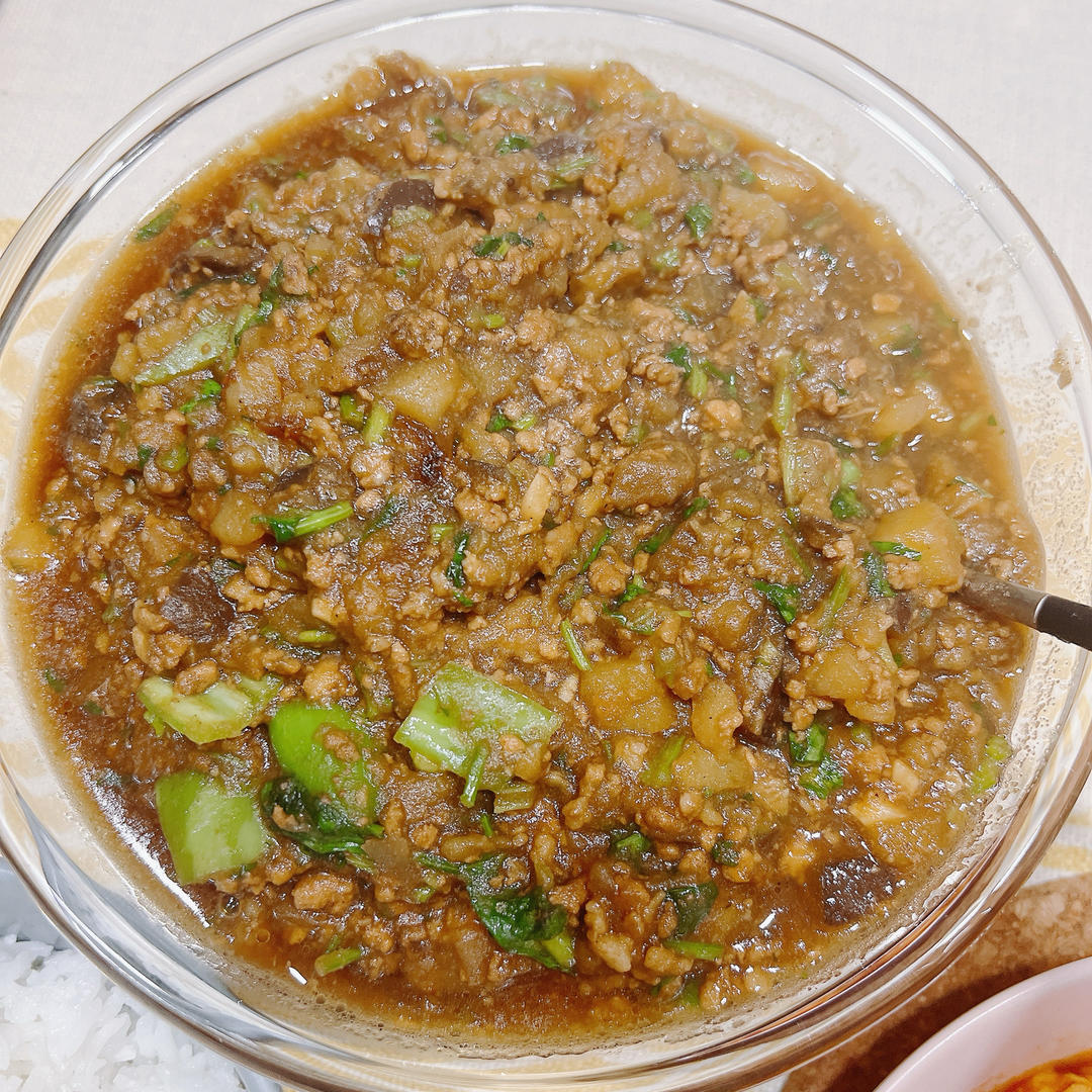 东北酱茄子土豆尖椒