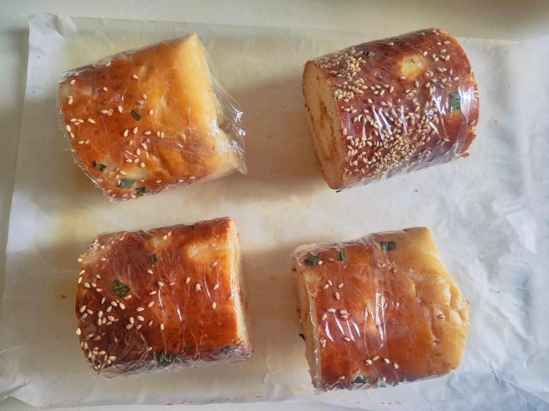 回忆的味道---肉松面包卷