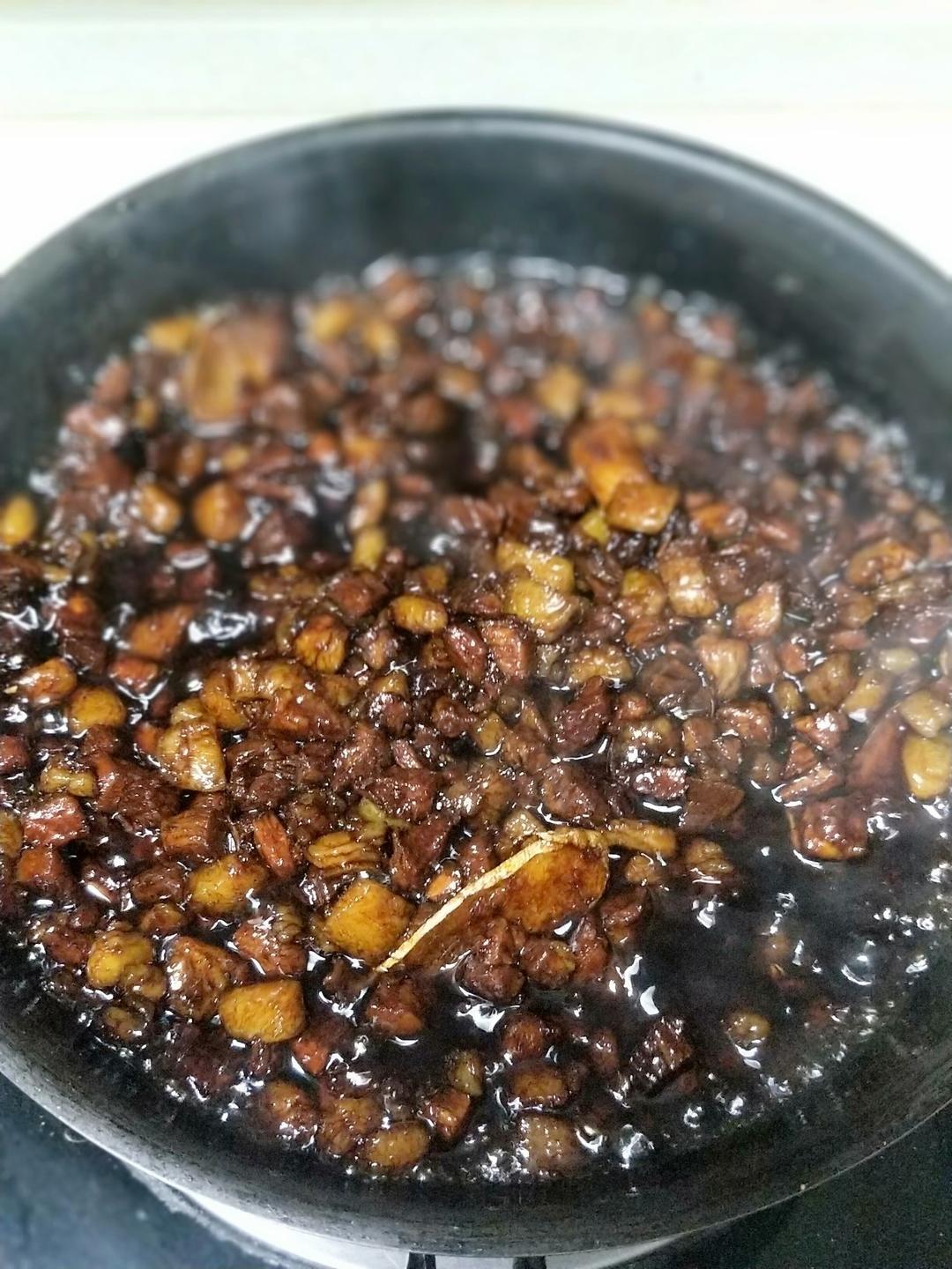 豆角酱肉包