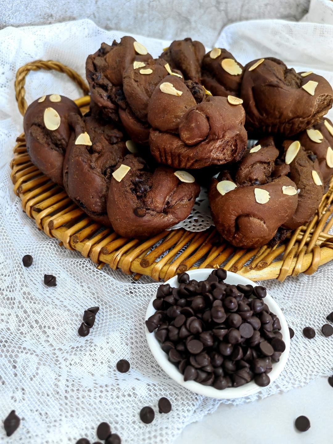 巧克力奶酥面包