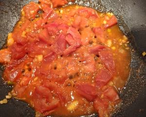 番茄金针菇嫩豆腐羹的做法 步骤2