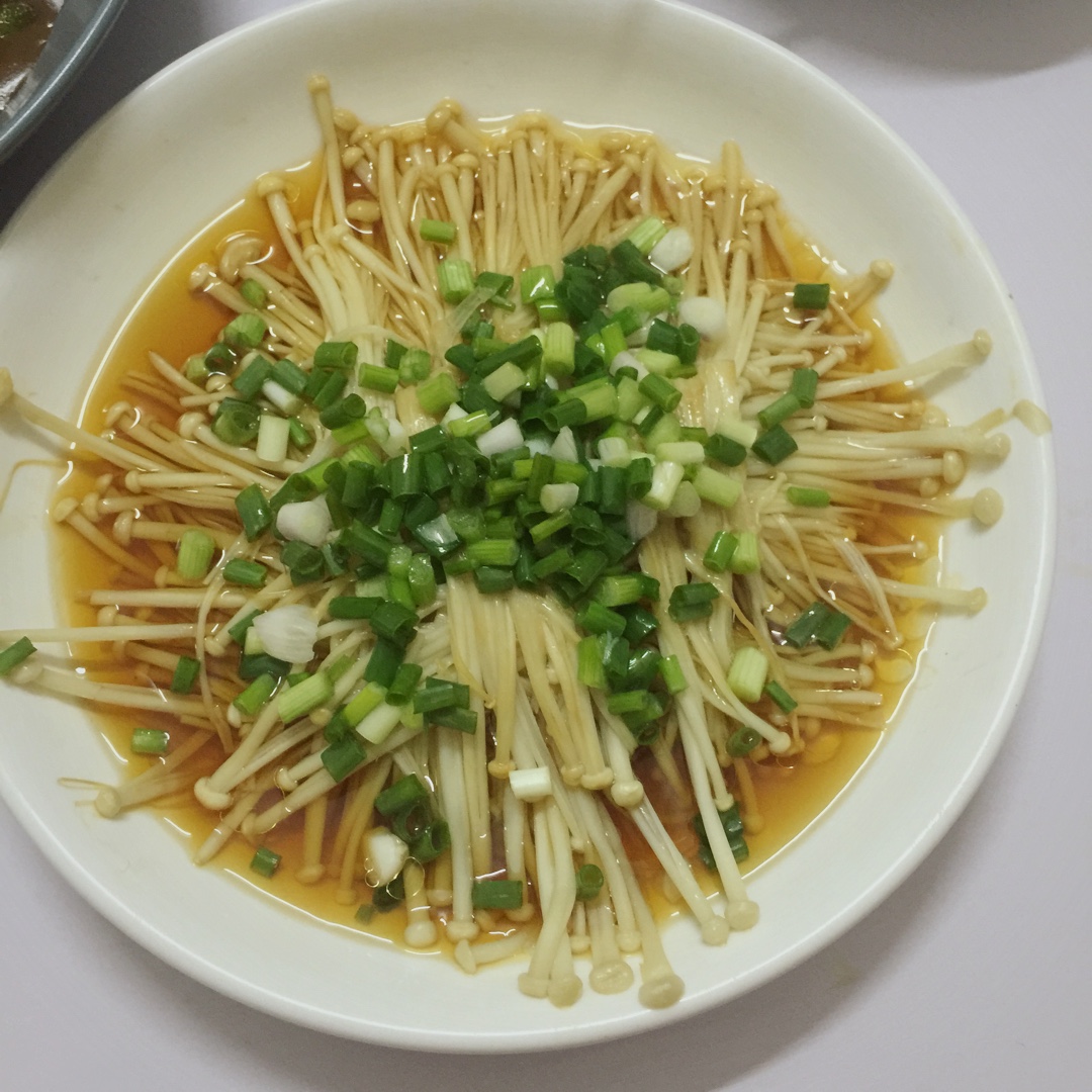 油泼金针菇