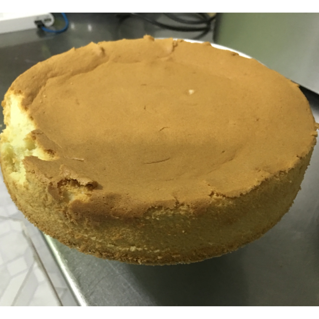 超好记八寸戚风蛋糕（后蛋法）