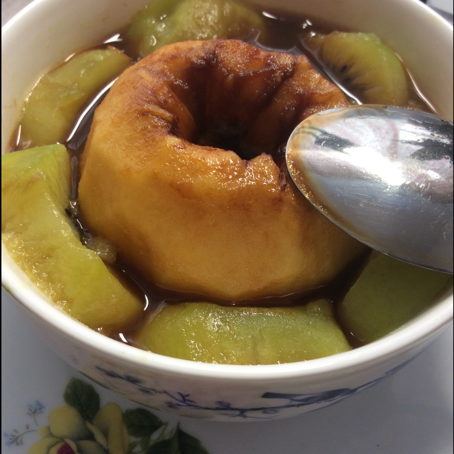 快手红糖苹果(微波炉版)