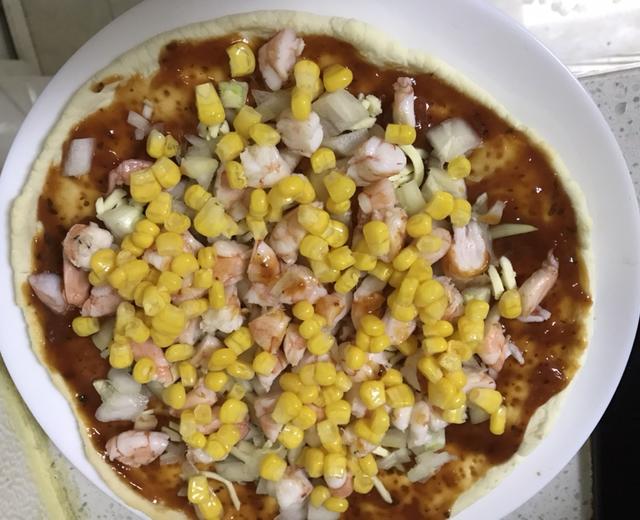 虾仁🍤披萨🍕的做法