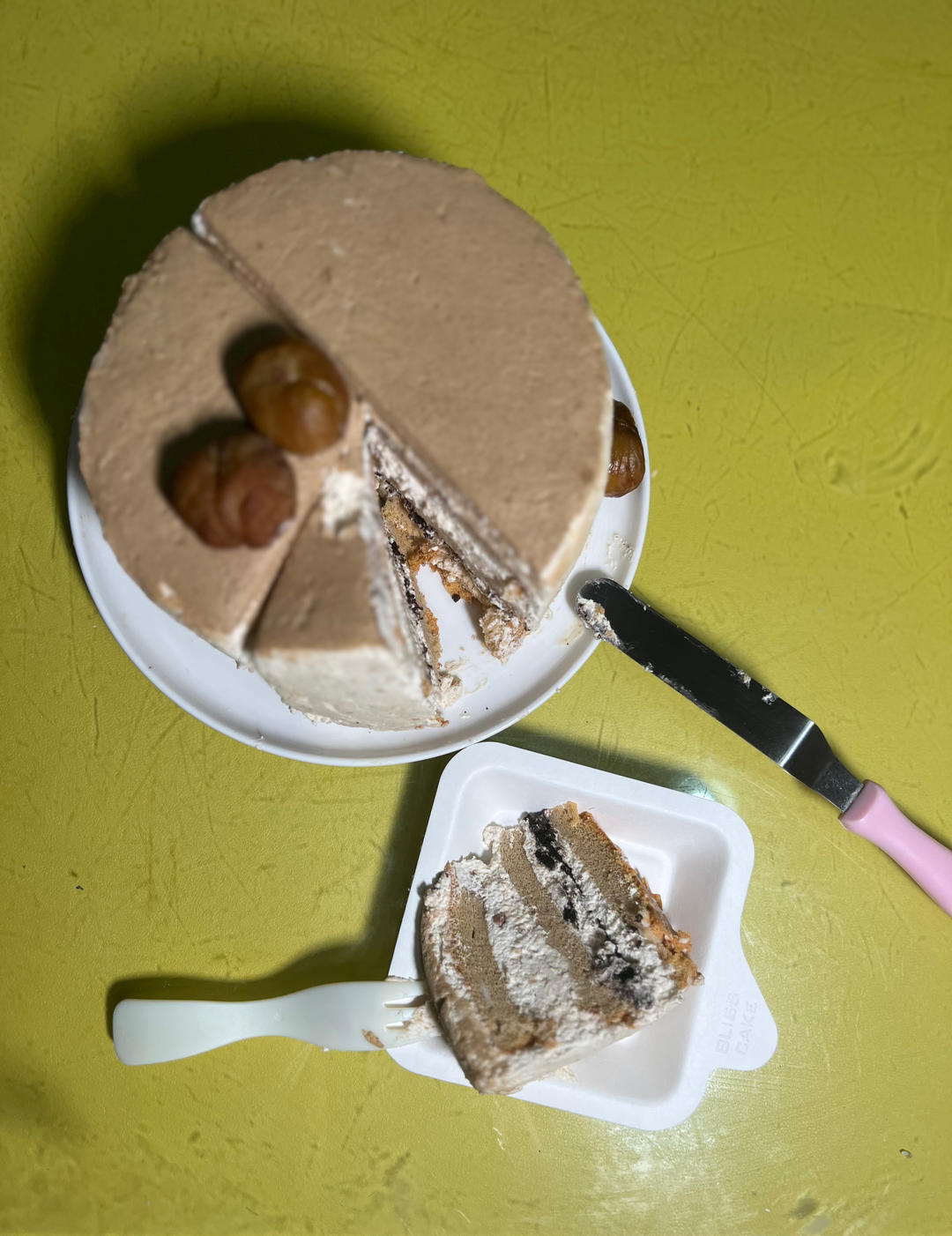 6寸红茶戚风蛋糕             太好吃