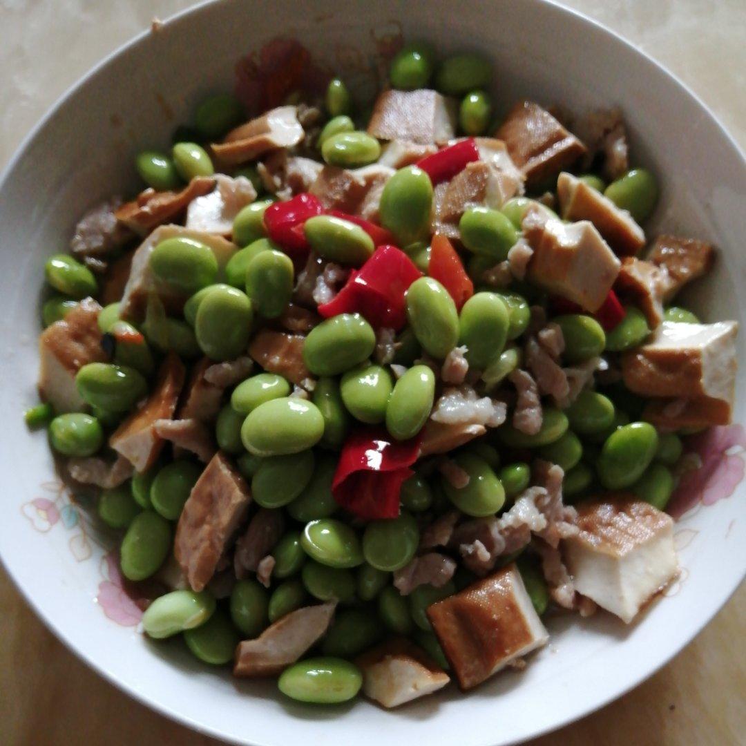 肉末毛豆炒香干