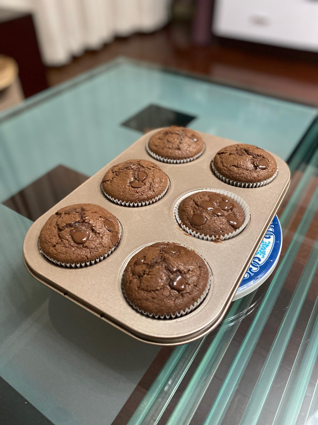 巨简单❗️超快速❗️巧克力玛芬蛋糕❗️好吃哭了