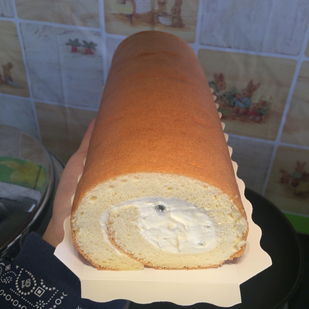 清新百香果蛋糕卷