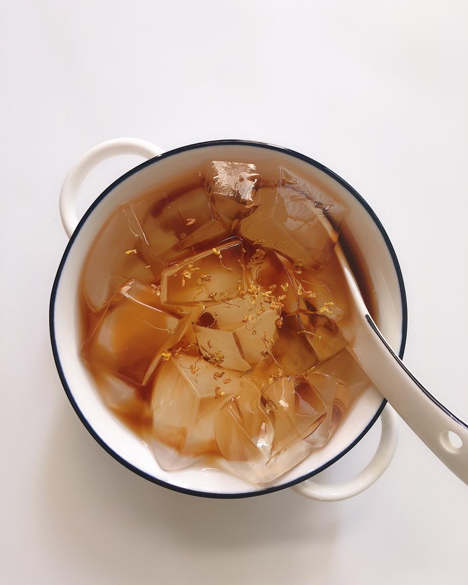 周佬做的红糖桂花冰粉