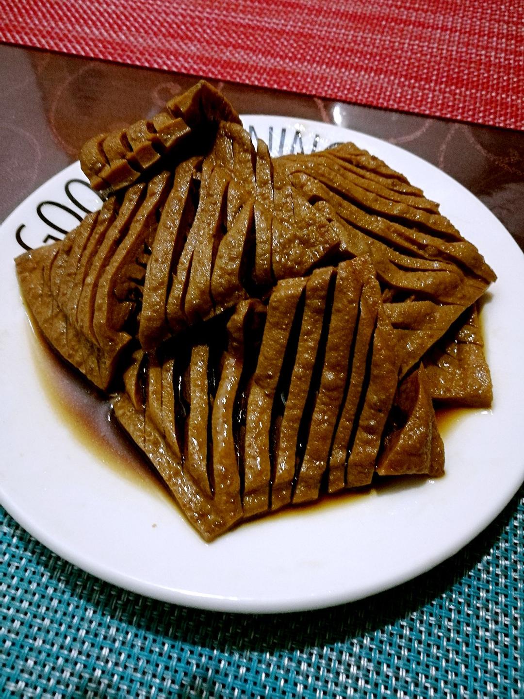 li0723做的香卤兰花豆腐干