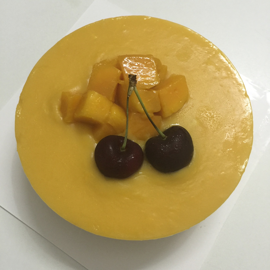 【视频】芒果慕斯（6寸） | 含镜面果胶配方