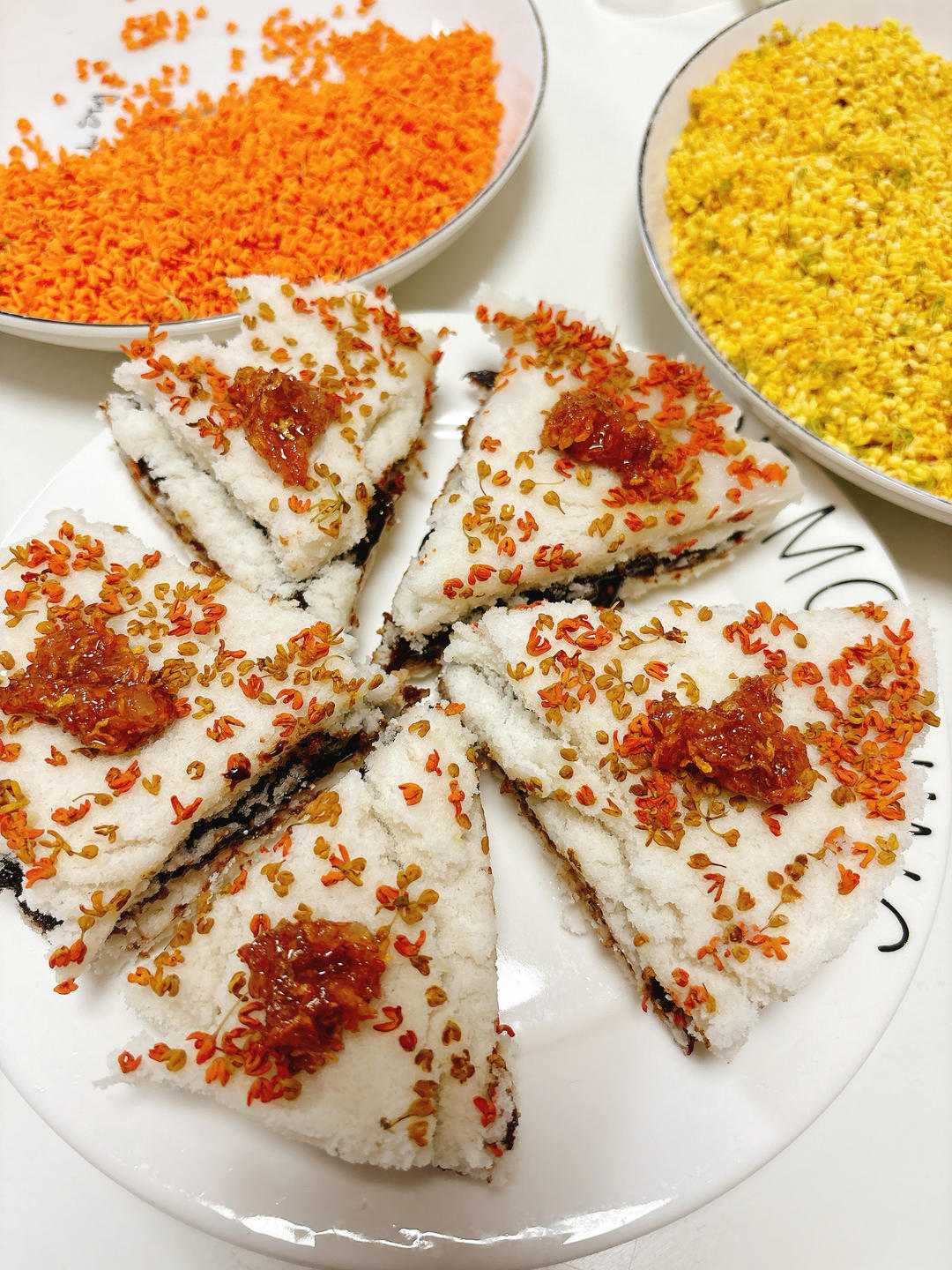 红糖芝麻桂花糕